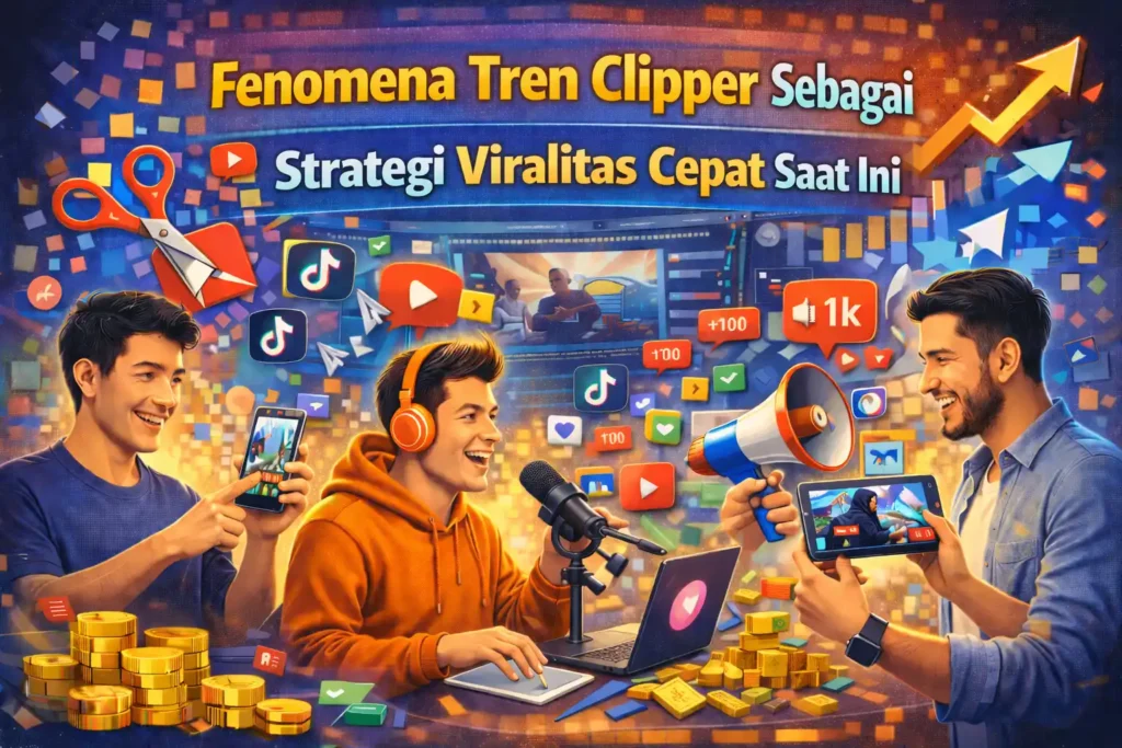 Fenomena Tren Clipper Sebagai Strategi Viralitas Cepat Saat Ini